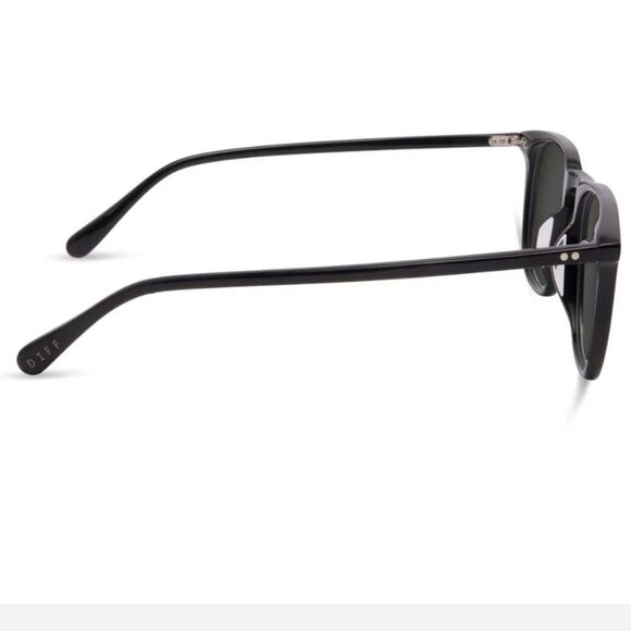 Diff Eyewear Maxwell Black/Blue Mirror Sunglasses - Picture 3 of 10